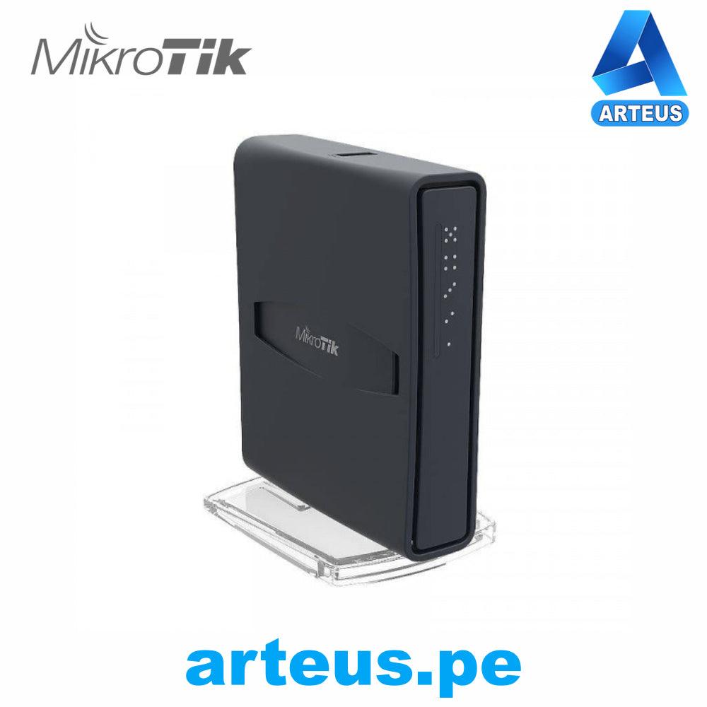 MIKROTIK RB952Ui-5ac2nD-TC - (HAP AC LITE TOWER) 5 PUERTOS FAST ETHERNET, WIFI DOBLE BANDA 802.11AC, BASE TIPO TORRE - ARTEUS