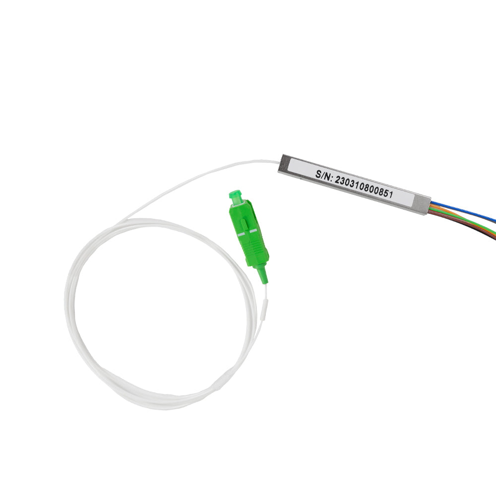 OPFIBRA OPF-PLC1X8-AS Splitter PLC 1x8 con Conectores SC/APC