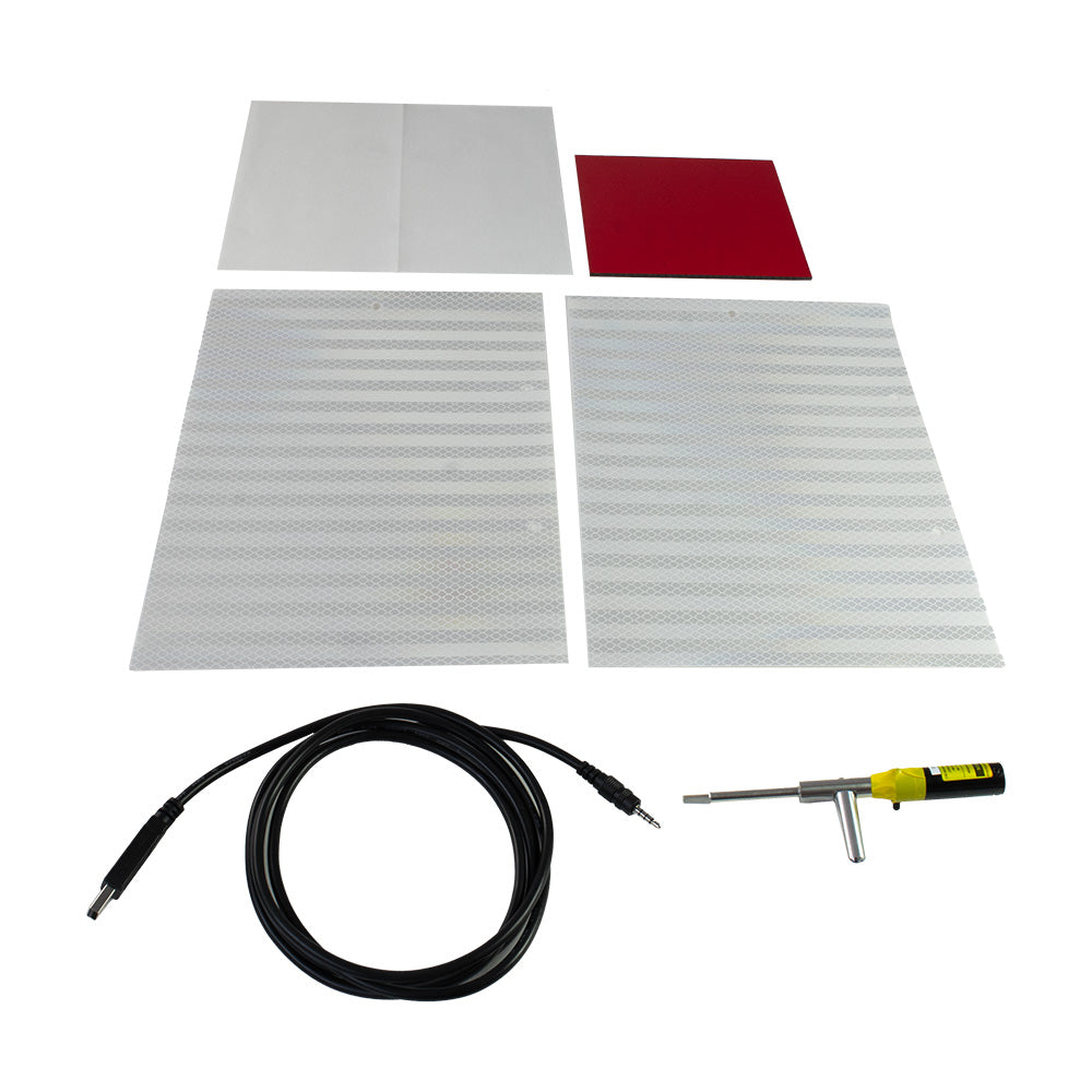 KIT DE INSTALACIÓN OSID-INST, INCLUYE: Herramienta de alineamiento laser, prueba de filtro, cable para pc, paño de limpieza, manual.