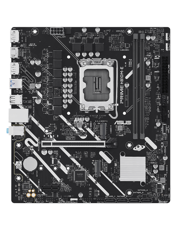 ASUS PRIME H810M-E Placa Madre Intel H810 LGA 1851 mATX DDR5