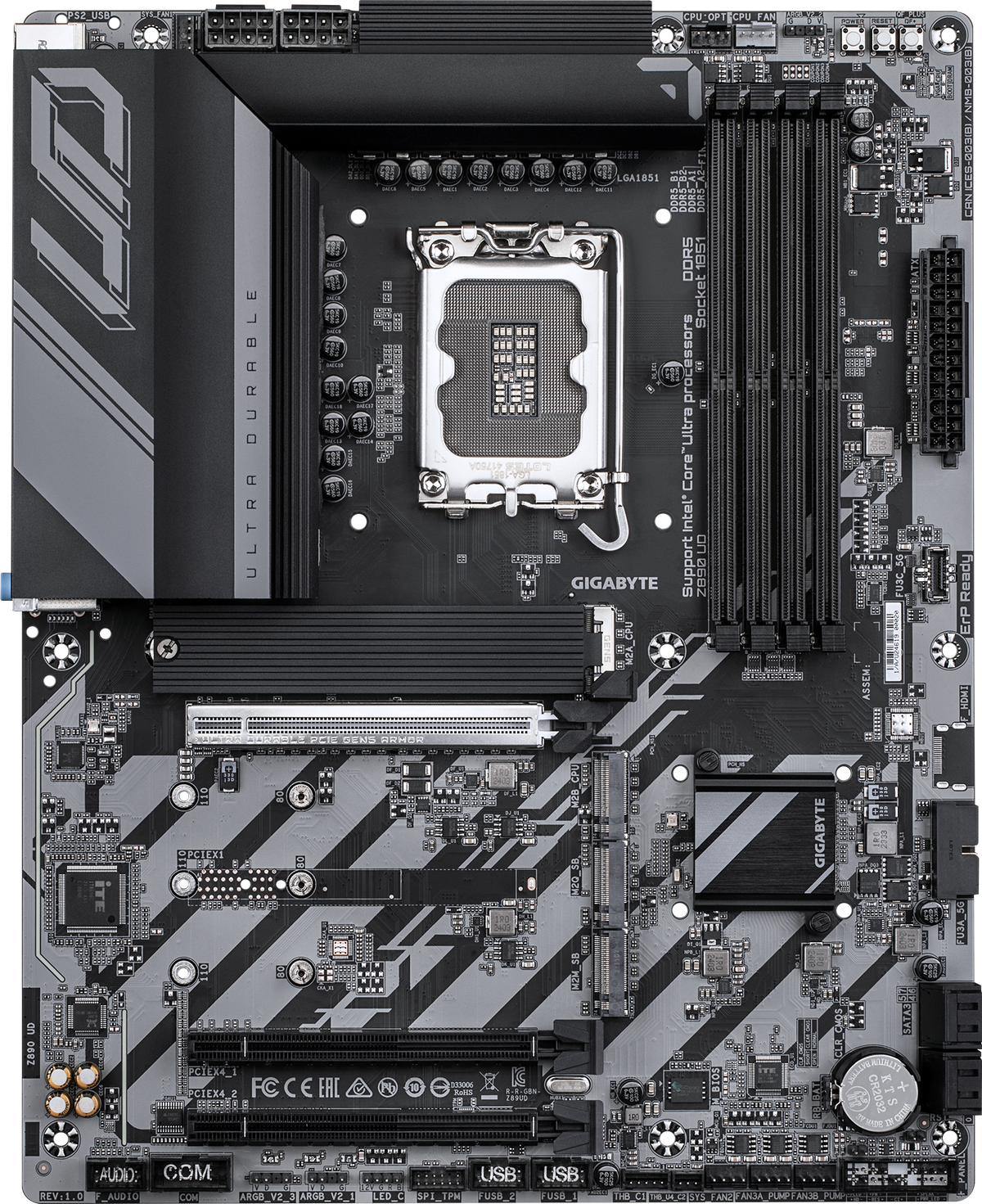 GIGABYTE Z890 UD Placa Madre Intel Z890 LGA1851 DDR5