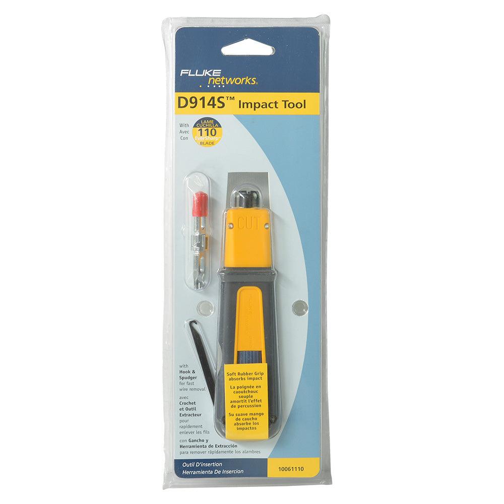 Ponchador ergonomico con cuchilla Eversharp 110 FLUKE NETWORKS 10061110. Herramienta de impacto D914S. Impact tool - ARTEUS