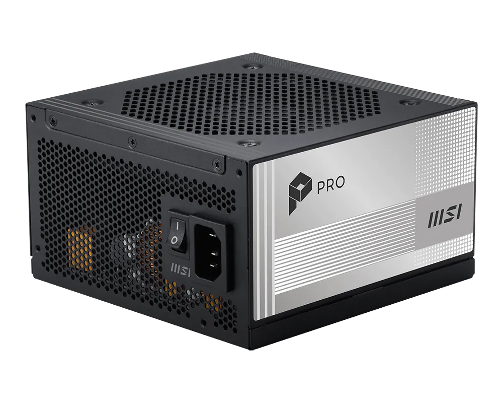 MSI PRO-A1000PL-PCIE5 Fuente de Alimentación 80 Plus Platinum 1000W