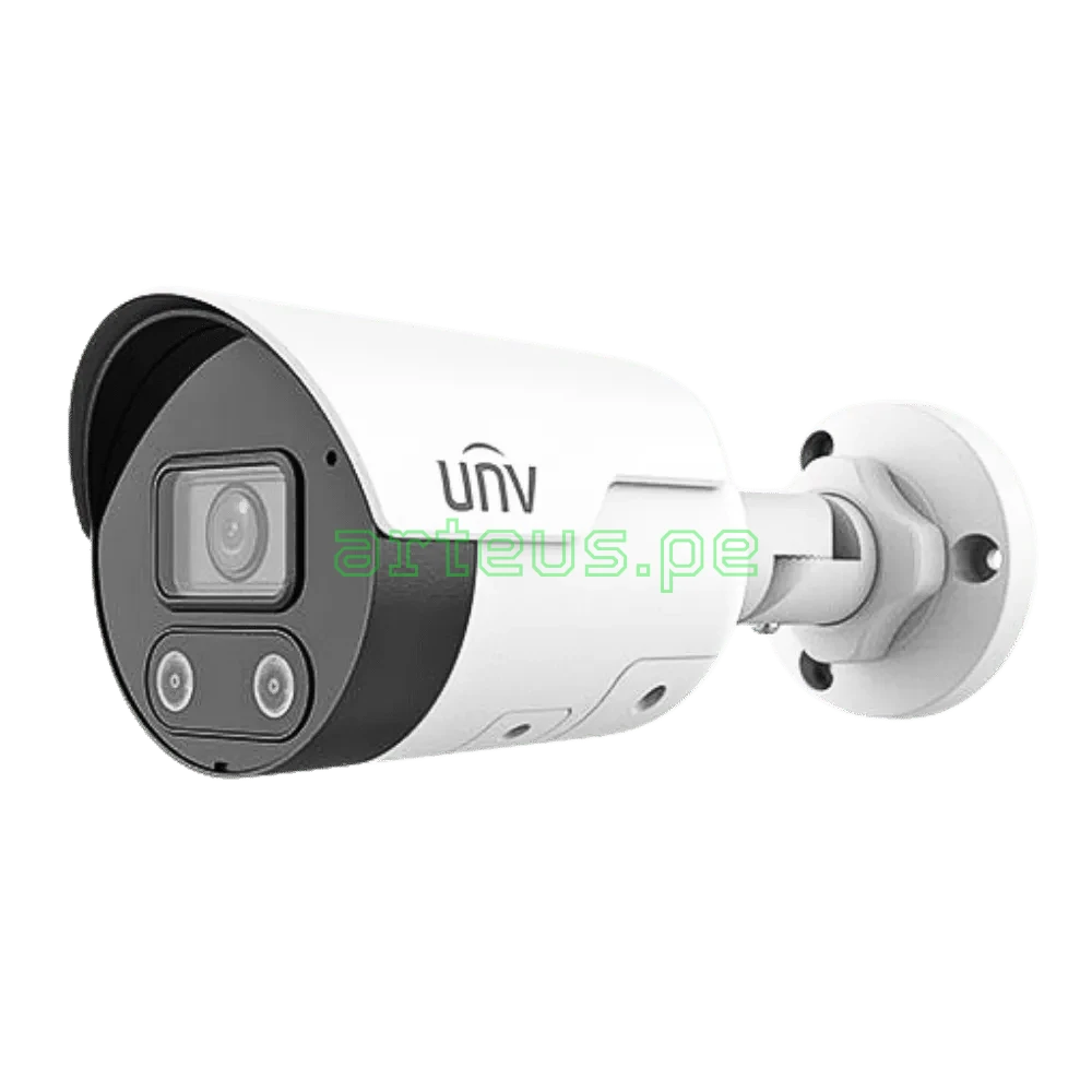 UNIVIEW IPC2124LE-ADF28KMC-WL Cámara de seguridad IP 4MP 2K 2.8mm IR30 WDR audio 2 vías COLORHUNTER