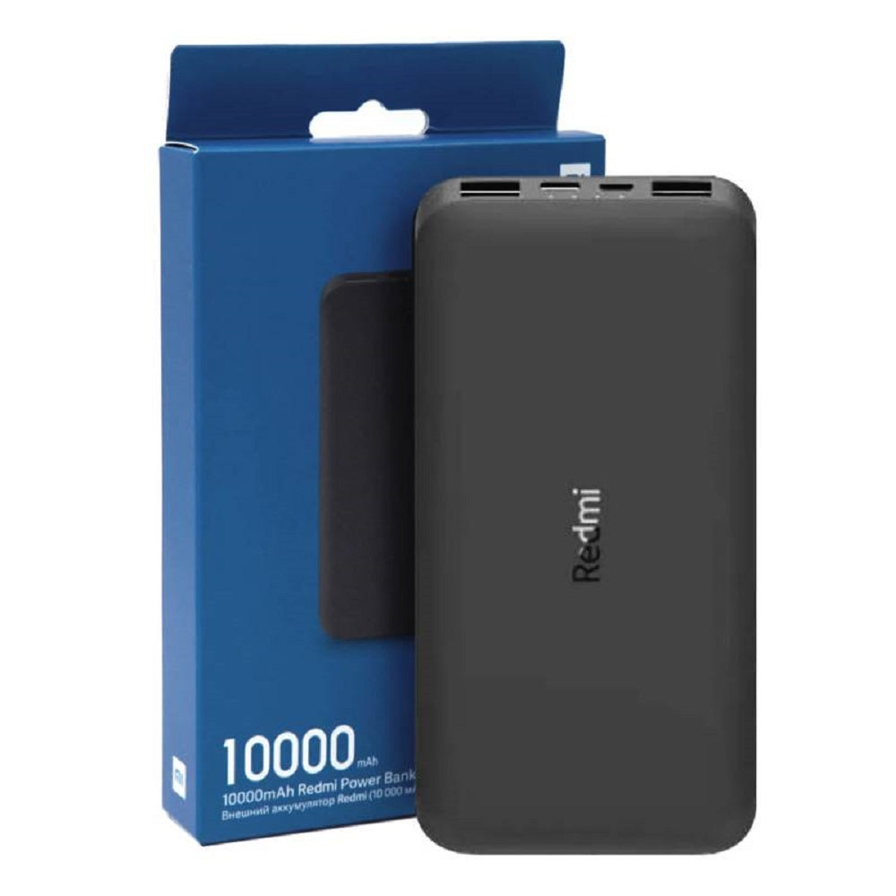 XIAOMI 26923 Cargador de Batería Portable REDMI POWER BANK 10000mAh Negro
