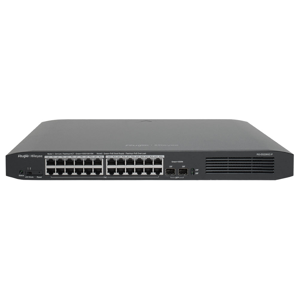 RUIJIE REYEE RG-ES226GC-P Switch 26 Puertos Gb con 24P PoE Cloud
