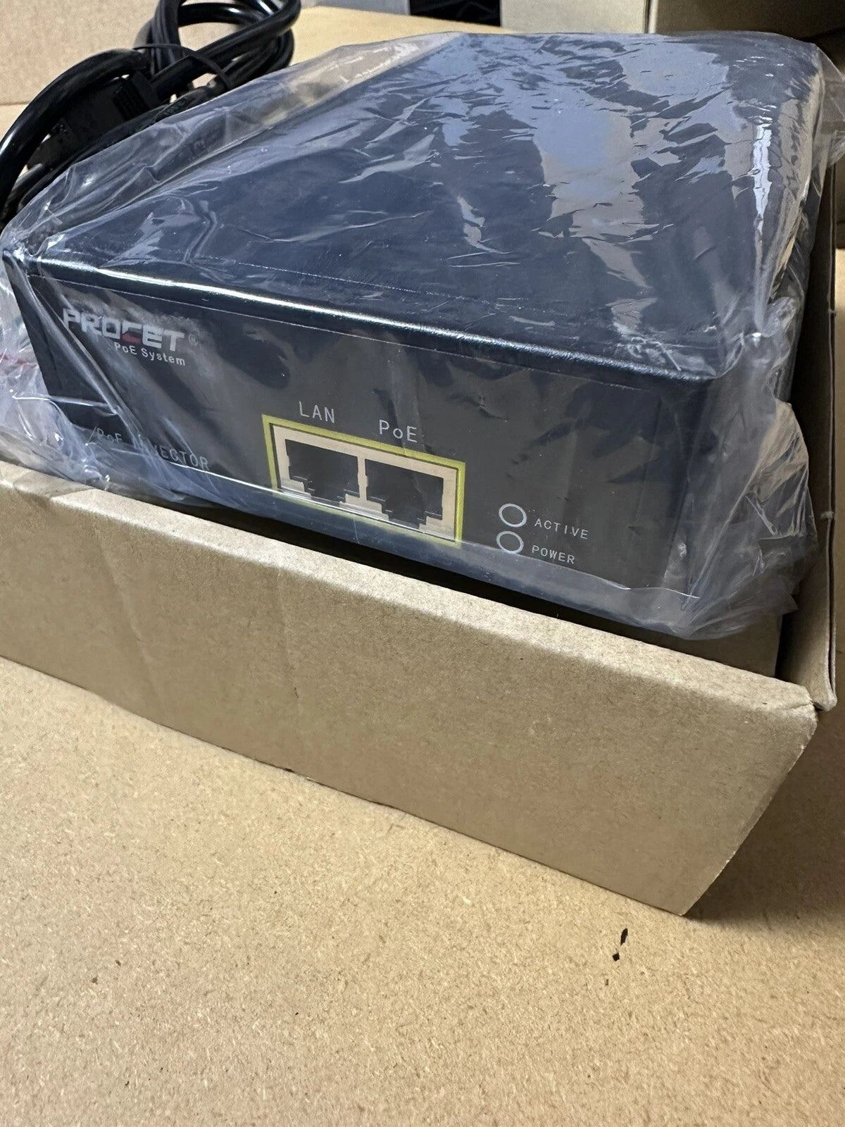 PROCET PT-PSE109GBRO-AH-S (CAJA ABIERTA 8/10) Inyector PoE 83w Gigabit