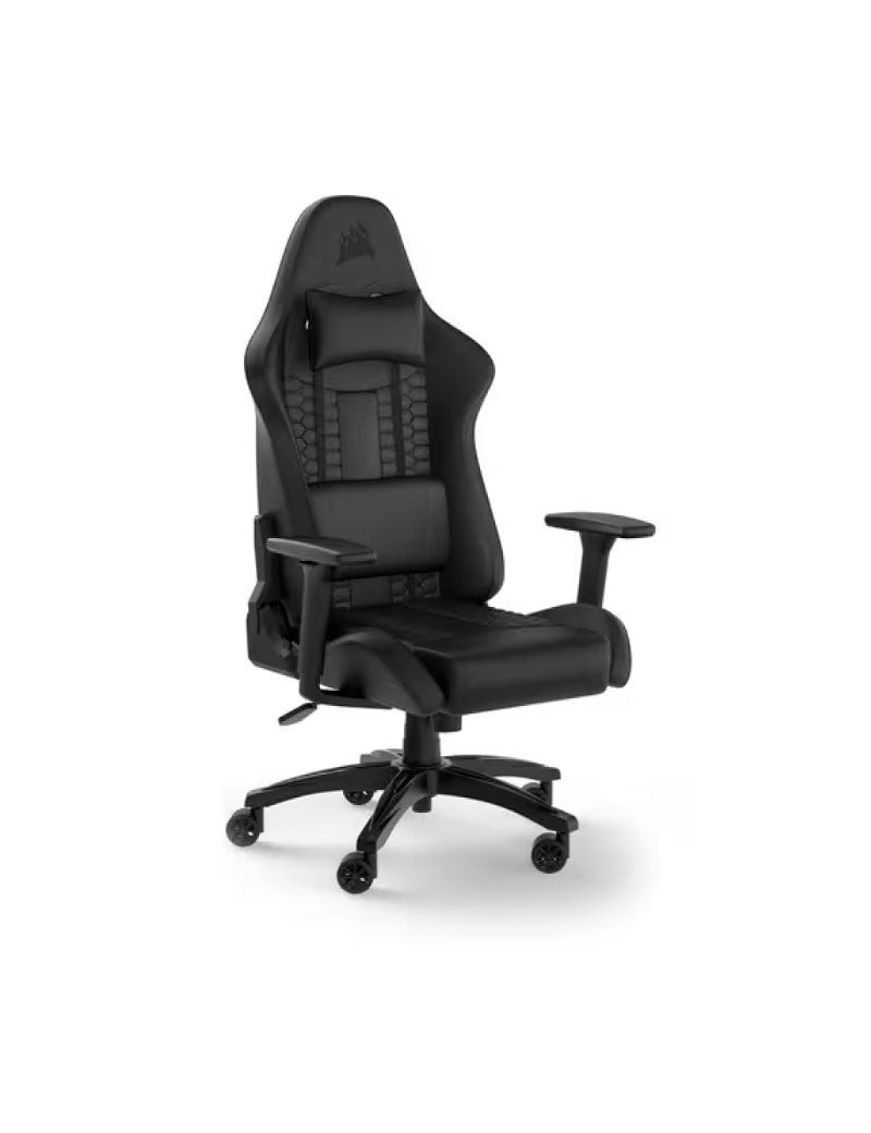 CORSAIR TC100 RELAXED Silla Gamer Reclinable Cuero Sintetico Negra