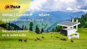 DAHUA IPC-HFW2431DG-4G-S Cámara de Seguridad IP con Panel Solar, 4G, 4MP, 2K, WDR, IP67. Micrófono y Parlante. IR 50m
