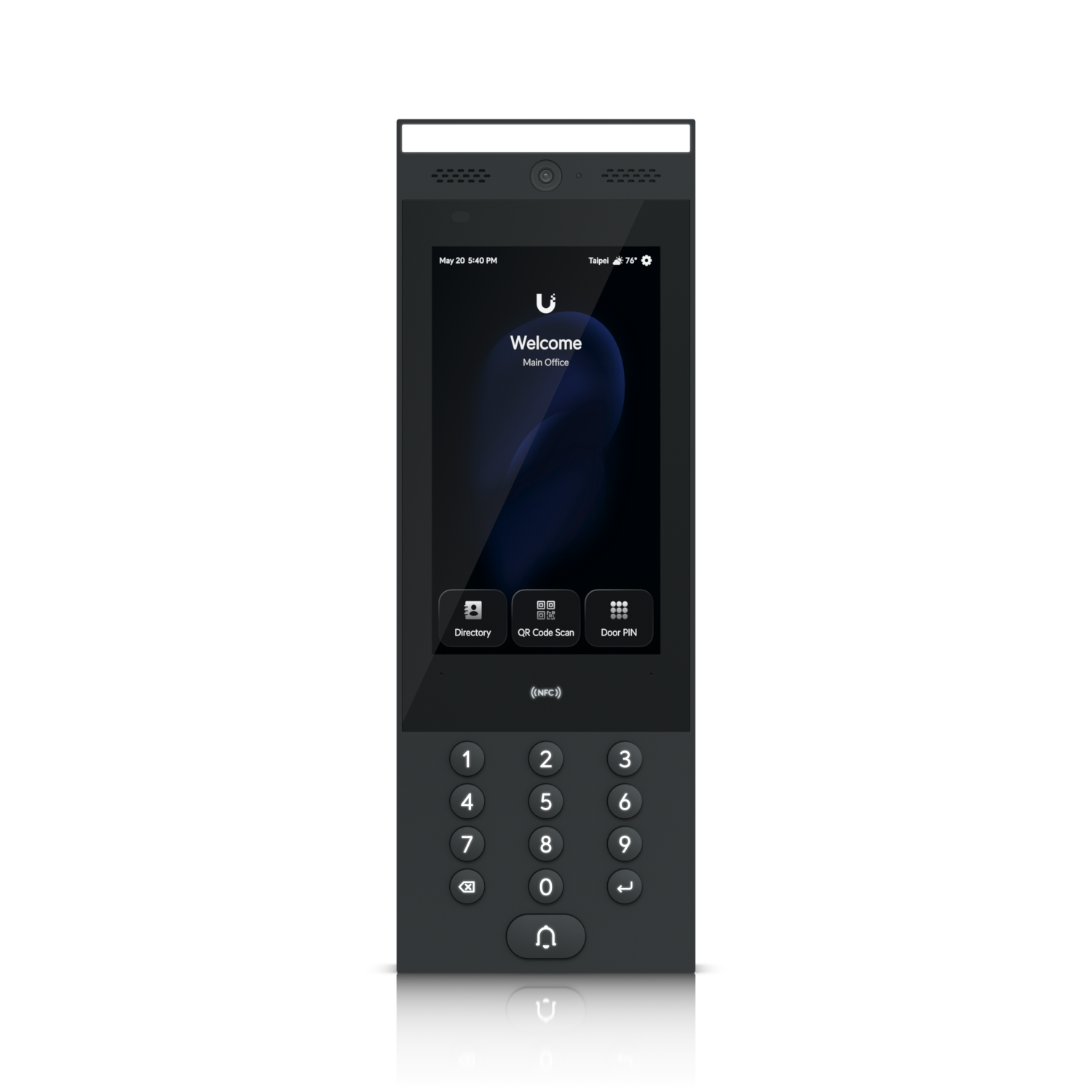 UBIQUITI UA-G3-Intercom Terminal de Acceso con Cámara 7" NFC PoE IP65