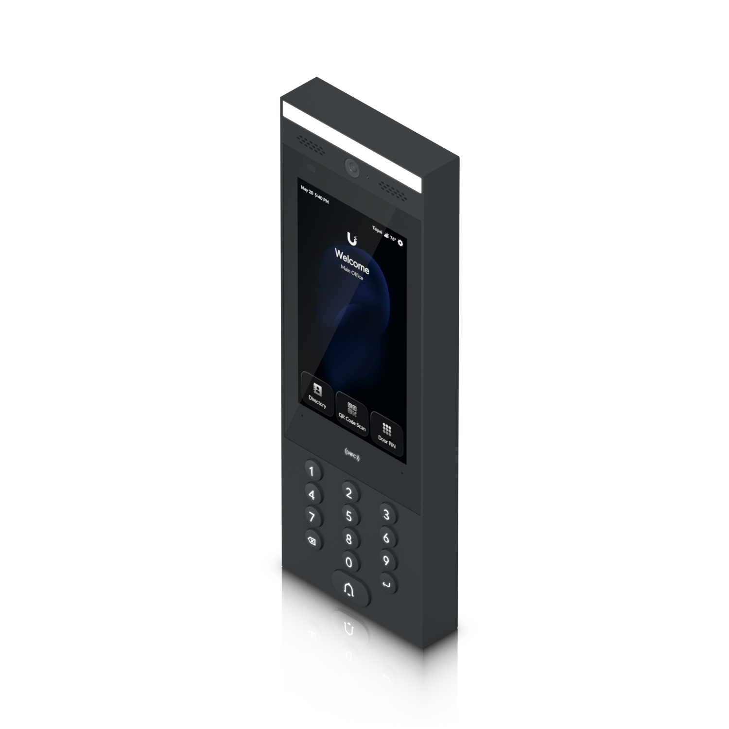UBIQUITI UA-G3-Intercom Terminal de Acceso con Cámara 7" NFC PoE IP65