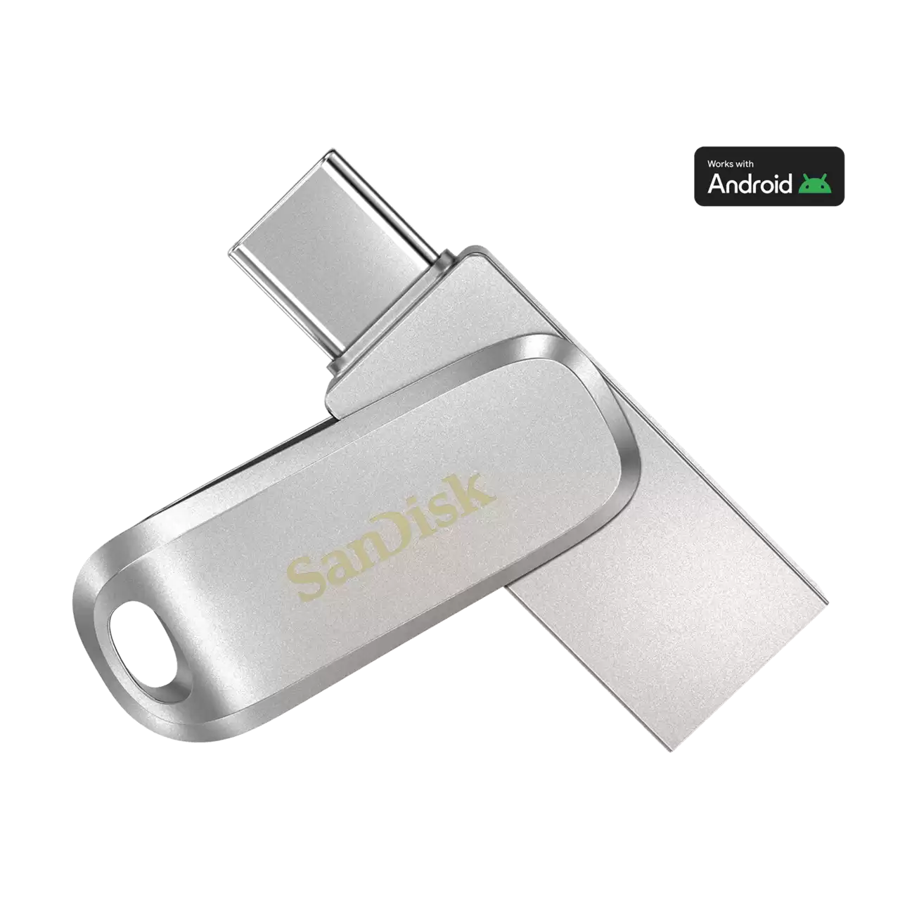 SANDISK Ultra Dual 512GB Memoria USB 2 en 1 Metálica Plateada SDDDC4-512G-G46