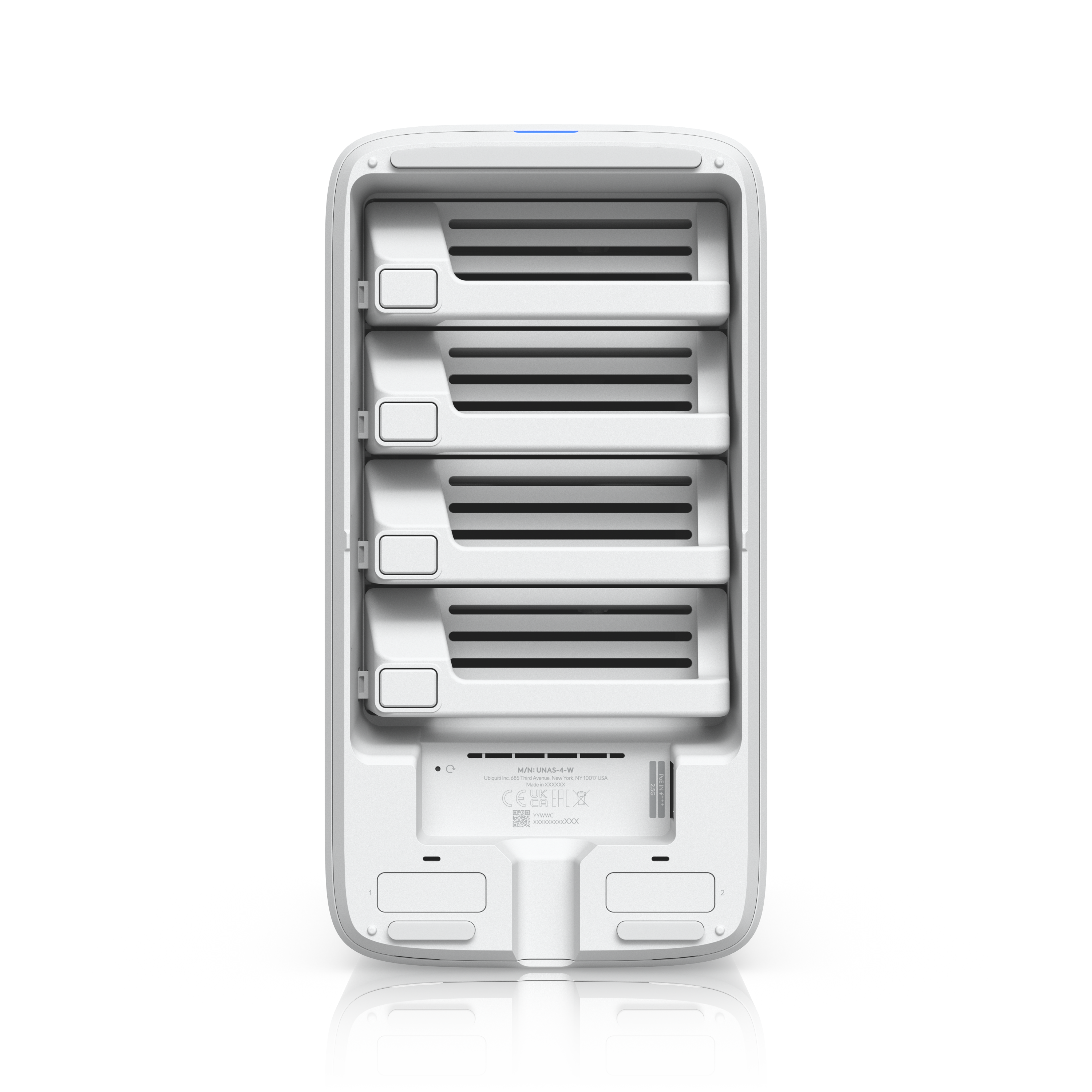 UBIQUITI UNAS-4 NAS Storage 4 Bahías 2.5GbE HDD No Incluidos