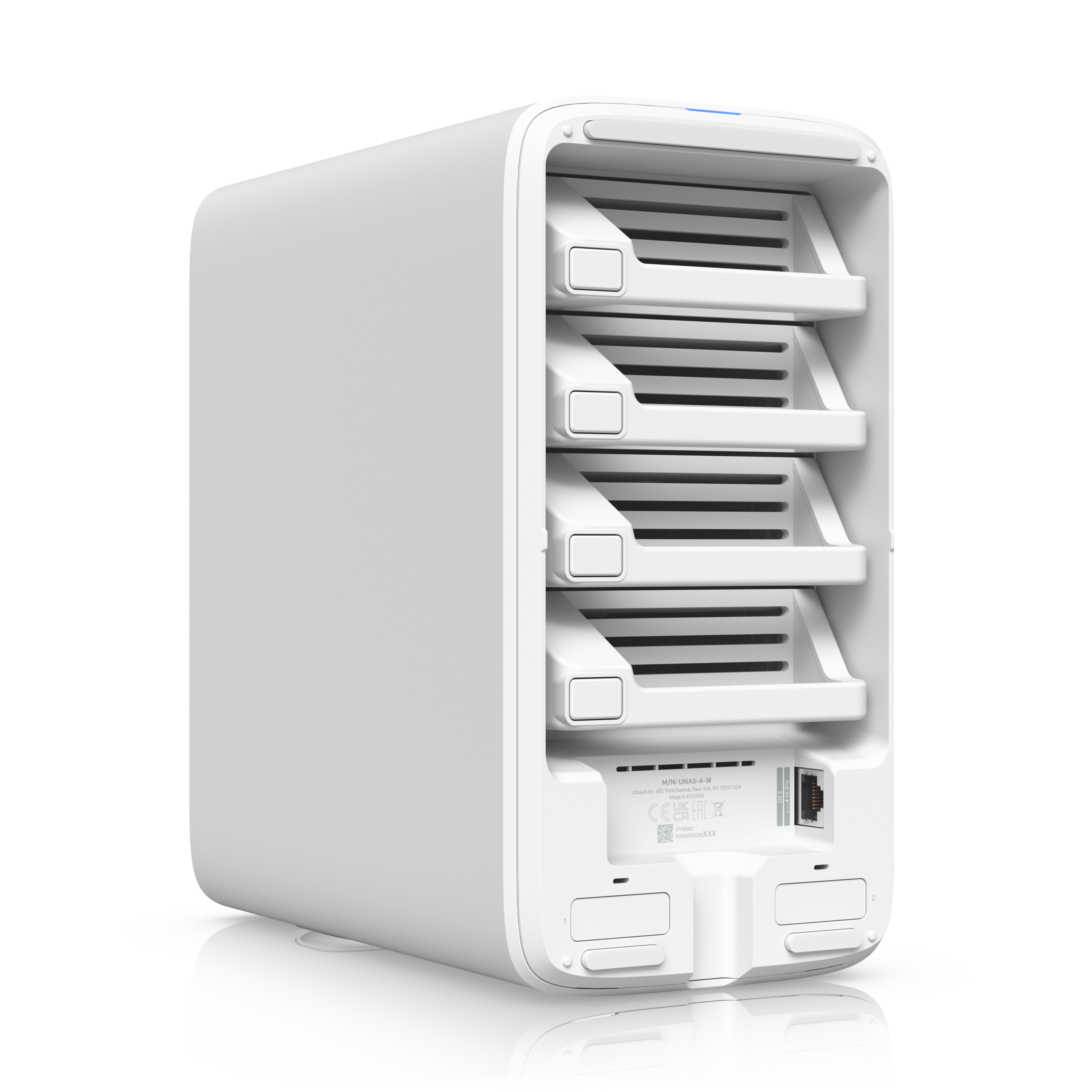 UBIQUITI UNAS-4 NAS Storage 4 Bahías 2.5GbE HDD No Incluidos