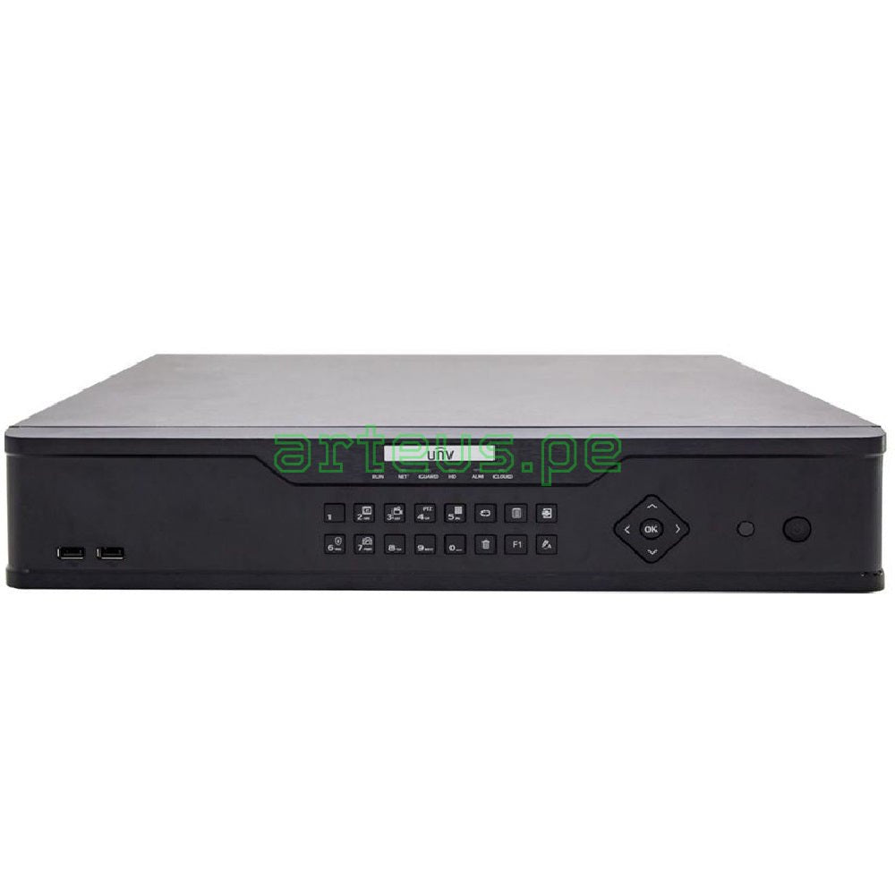 UNIVIEW NVR308-64X NVR 64 canales 4K 12MP 8HDD hasta 96TB 384Mbps RAID