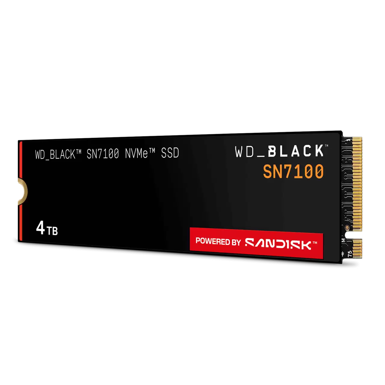 WD BLACK SN7100 Unidad SSD 2TB NVMe M.2 2280 WDS400T4X0E