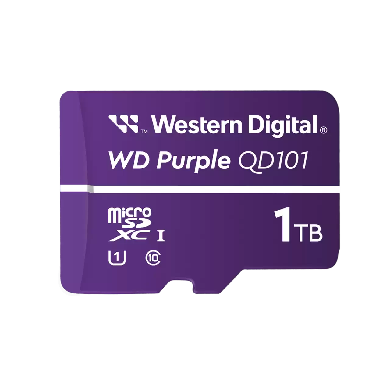 WD Purple QD101 Tarjeta microSD 1TB para Videovigilancia WDD100T1P0C