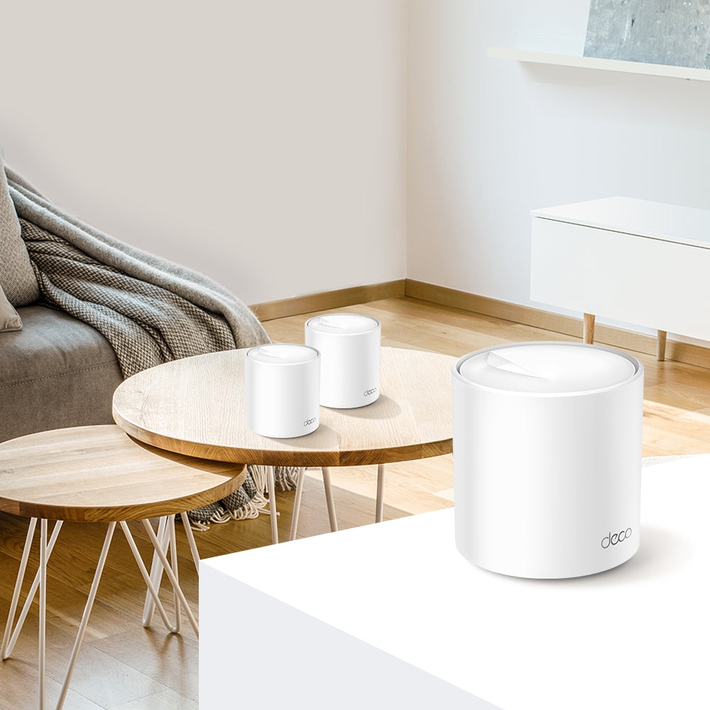 TP-LINK DECO X60 3-Pack Router Mesh WiFi6 AX5400 Doble Banda