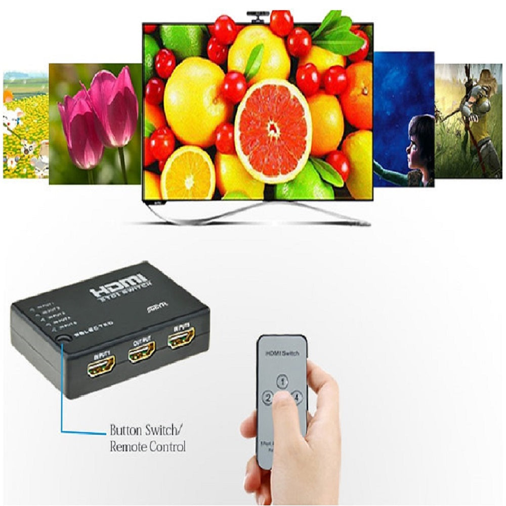 YUS HDMI-SW5, Switch HDMI 5 vías 1080P