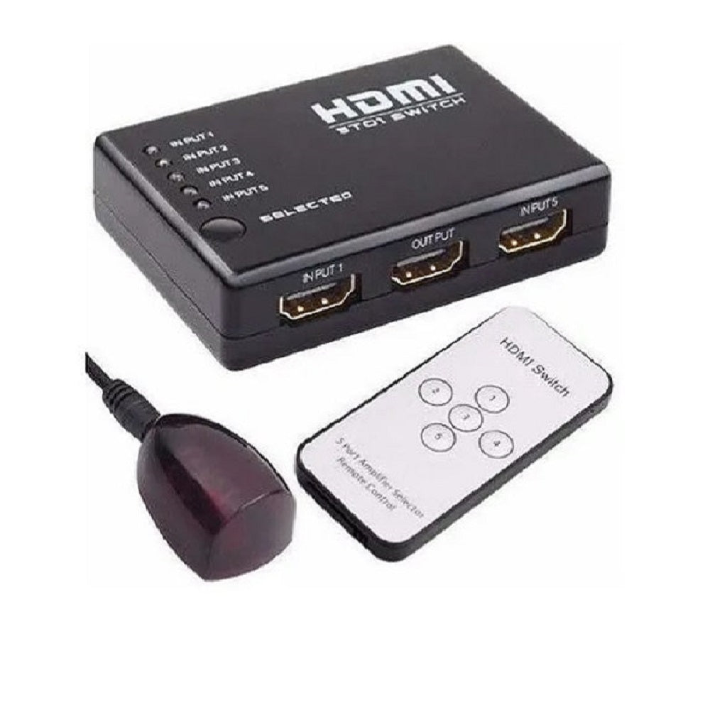 YUS HDMI-SW5, Switch HDMI 5 vías 1080P