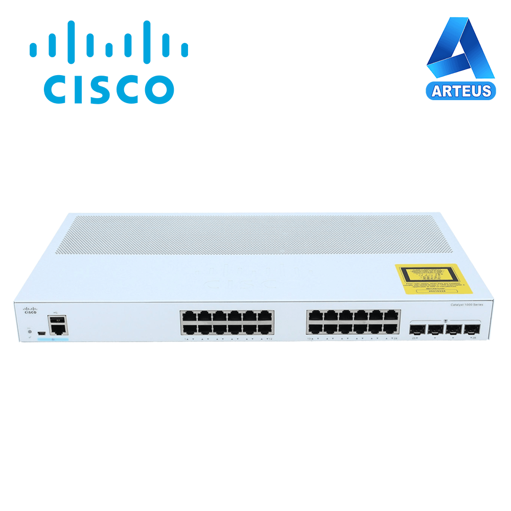 CISCO C1000-24T-4X-L - SWITCH CATALYST 1000 CON 24 PUERTOS 10/100/1000, CUATRO PUERTOS 10G SFP. - ARTEUS