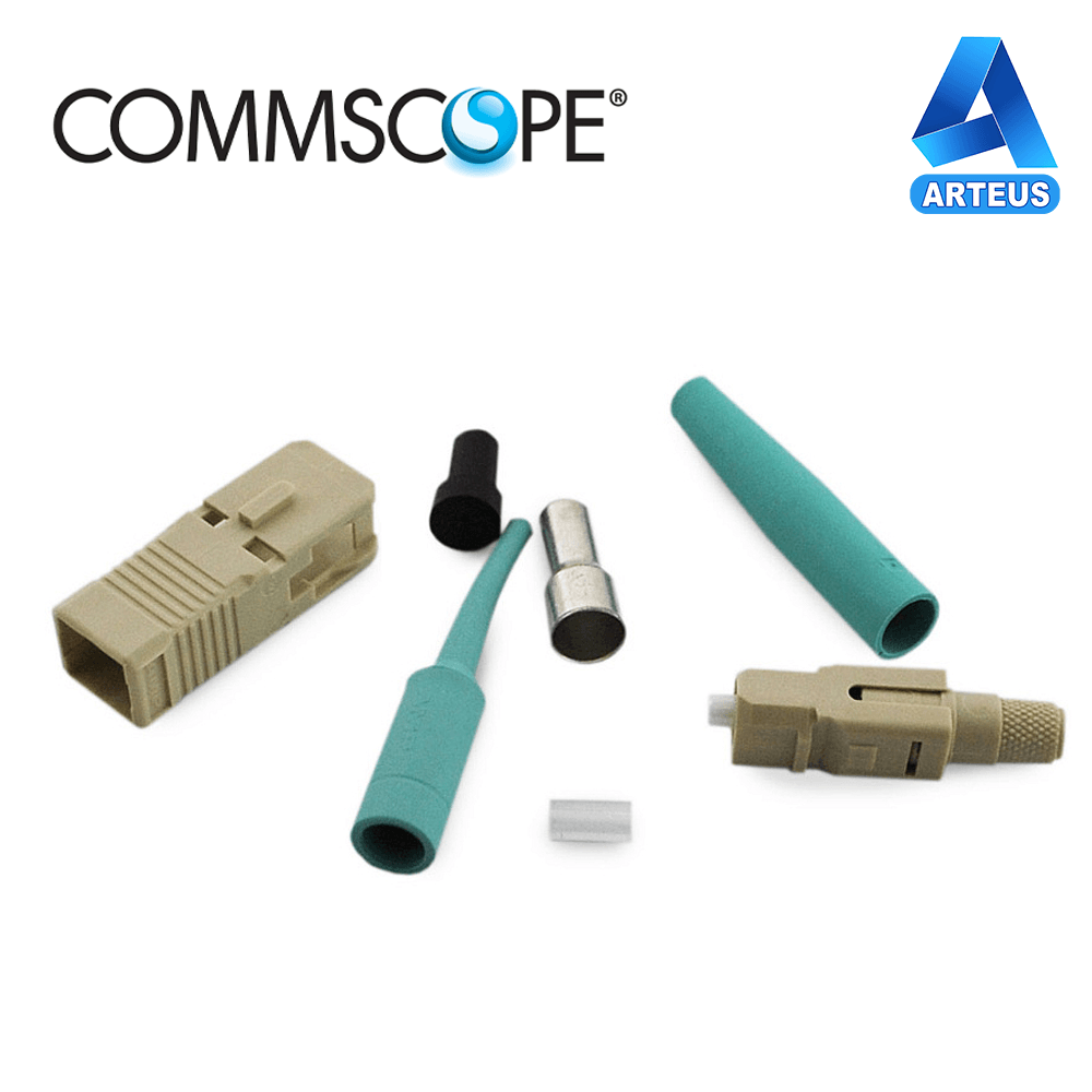 COMMSCOPE 1-5503948-1, Kit conector de fibra óptica sc, om3 (multimodo) - ARTEUS