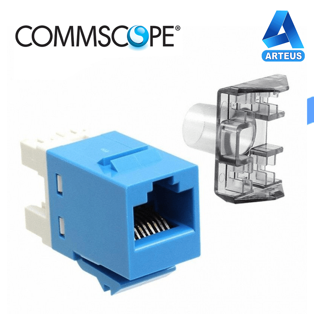 COMMSCOPE 1375055-6, Jack cat 6 rj45 sl modular azul - ARTEUS