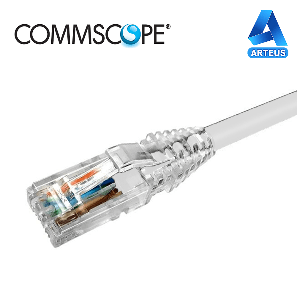 COMMSCOPE NPC06UZDB-WT002M, Patch cord cat 6 - u/utp 24 awg lszh|2 mtrs. blanco - ARTEUS