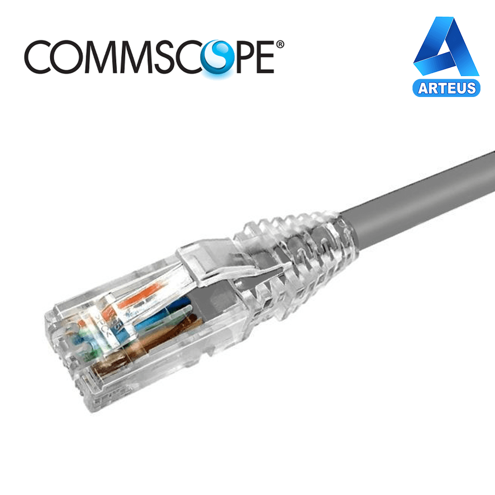 COMMSCOPE NPC6ASZDB-GY002M, Cable patch cord cat.6a s/ftp | 2mtrs| lszh | gris - ARTEUS