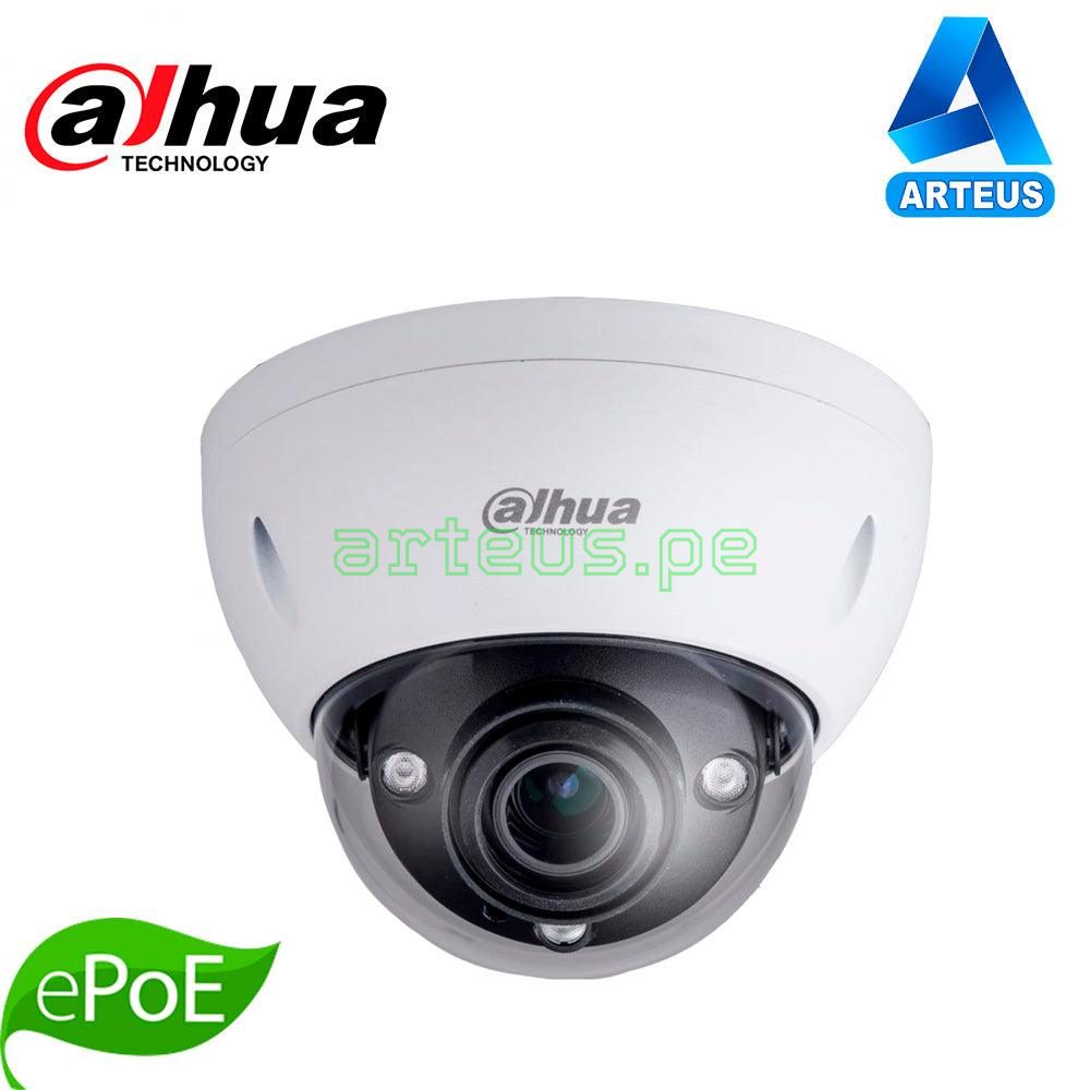 Cámara de vigilancia domo Dahua IP 4K 8MP, lente motorizado, visión nocturna, ePoE.