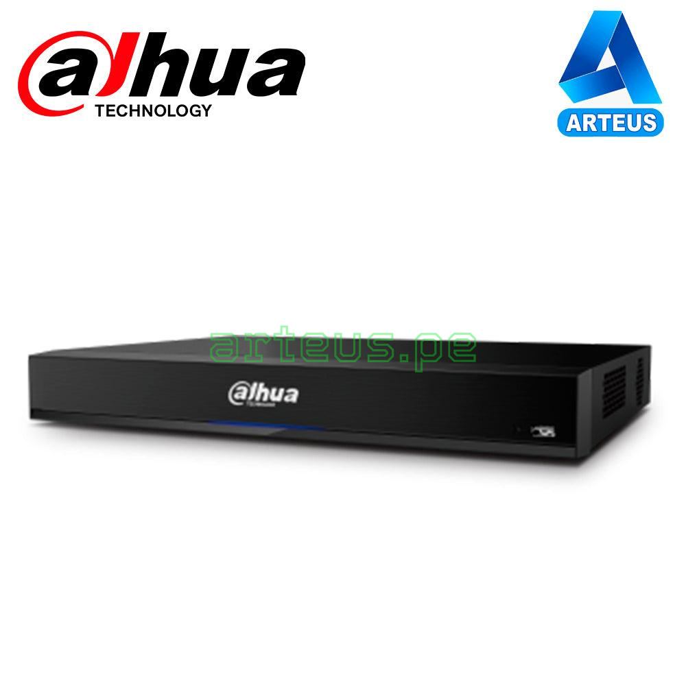 DVR Dahua de 8 canales 4K con puertos VGA y HDMI para videovigilancia, color negro