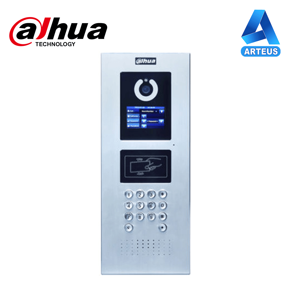DAHUA VTO1220A - FRENTE DE CALLE IP PARA EDIFICIOS + CÁMARA CMOS DE 1.3MP, PANTALLA LCD TFT DE 3.5 " - ARTEUS