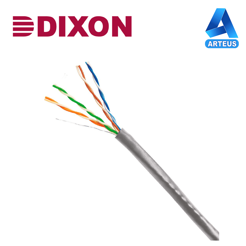 DIXON 3050, Cable de red utp categoría 5e 305m- gris - ARTEUS