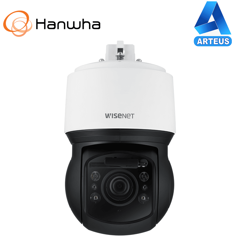 HANWHA XNP-8300RW, Cámara de vigilancia PTZ Serie X, Anticorrosivo NEMA 4X, 6MP, IK10, Zoom 30X, IR 200m, WISENET - ARTEUS