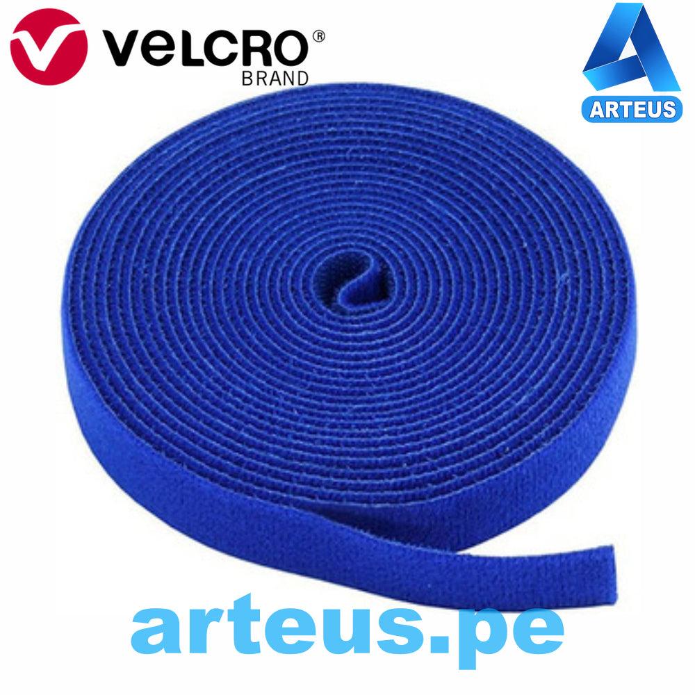 VELCRO 31060 - CINTA ADHESIVA 3/4" AZUL ROLLO 22.86MT - ARTEUS